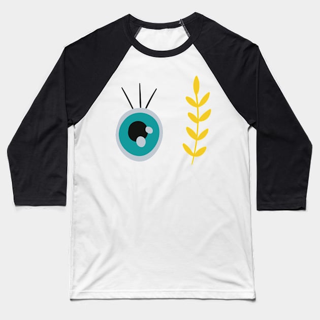 Eye For Evil Protection 12:12 Baseball T-Shirt by MINIMAL`